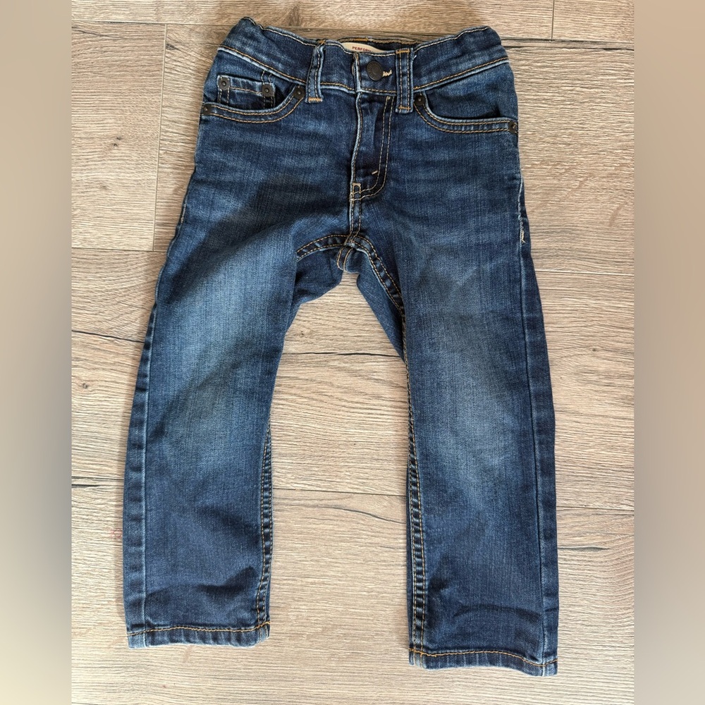 Levi's Boys or Girls 2T Dark Blue Slim Fit Jeans - Excellent Condition